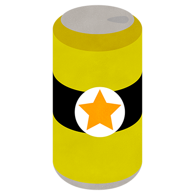 星マークの缶