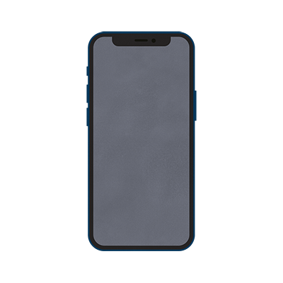 iphone12mini ブルー 表