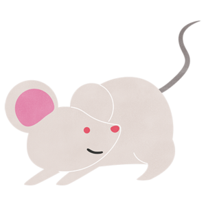 干支のネズミ（子）