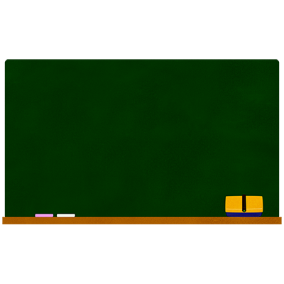 黒板（チョーク・黒板消し付） | 助っ人イラスト