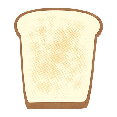焼いた食パン