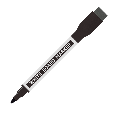 ホワイトボードのペン（黒）