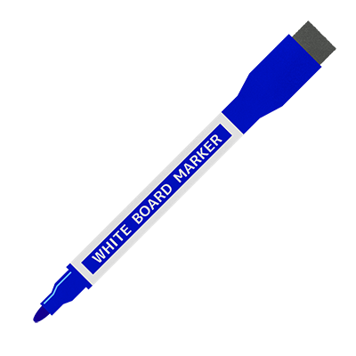 ホワイトボードのペン（青）