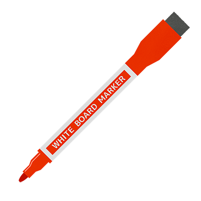 ホワイトボードのペン（赤）